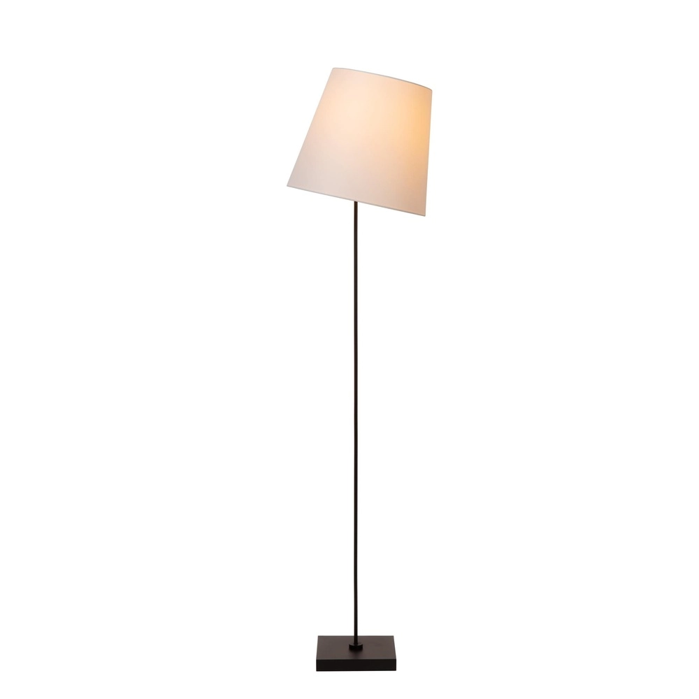 Floor lamp Pendio black with white hood Lucide 5411212194084