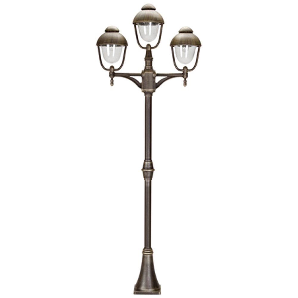 Lantern on pedestal Jardi 228cm - bronze