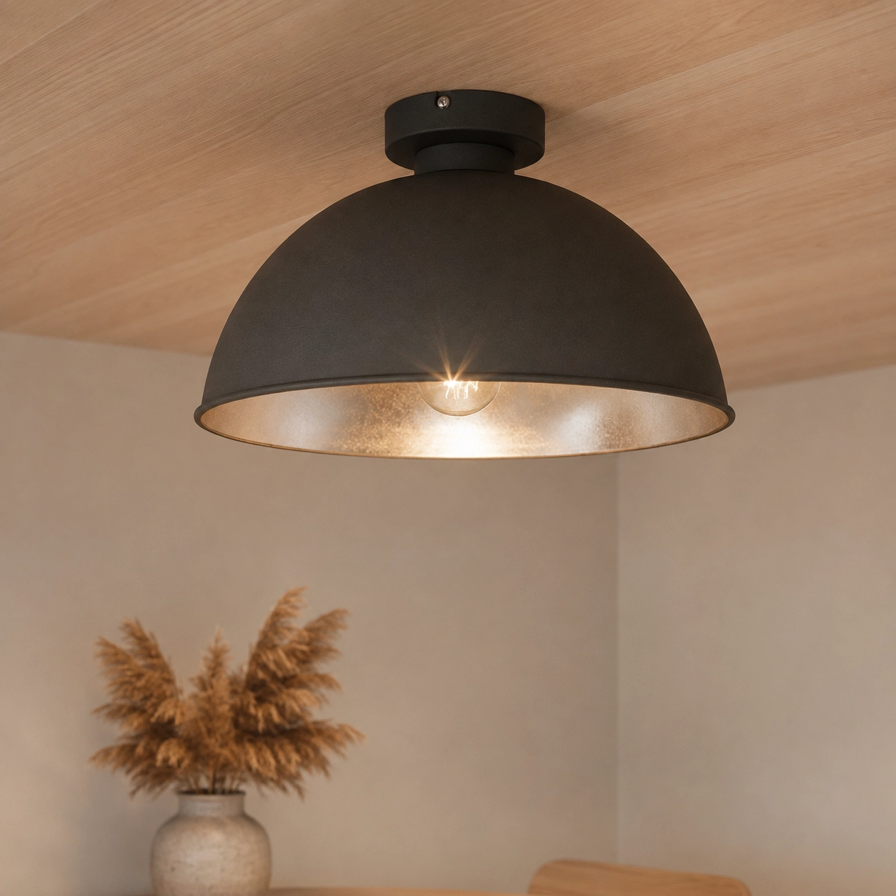 Country ceiling lamp Curve Ø 31cm