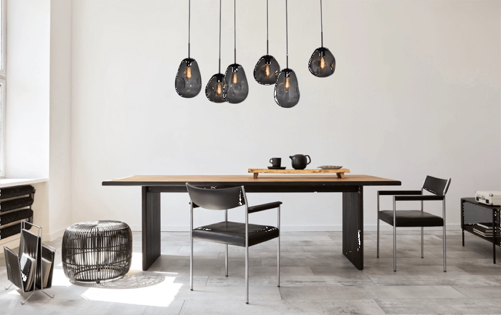 Hanging lamp Lava 6x smoke glass Masterlight 8718121286228