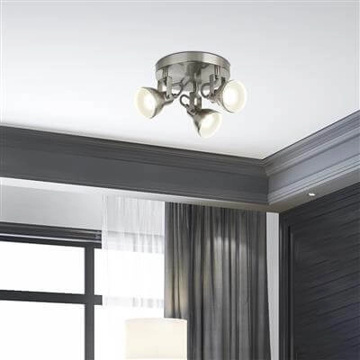 Stainless steel surface mounted spot Focus 3-light Searchlight 5053423090023