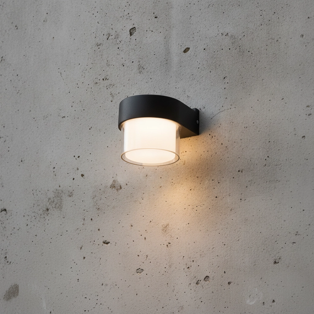 Design wall lamp Darf Single Black