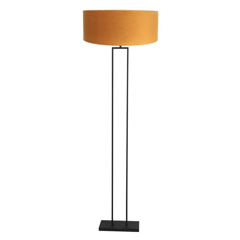 Floor lamp 160cm Stang black with golden hood Steinhauer 8712746173857