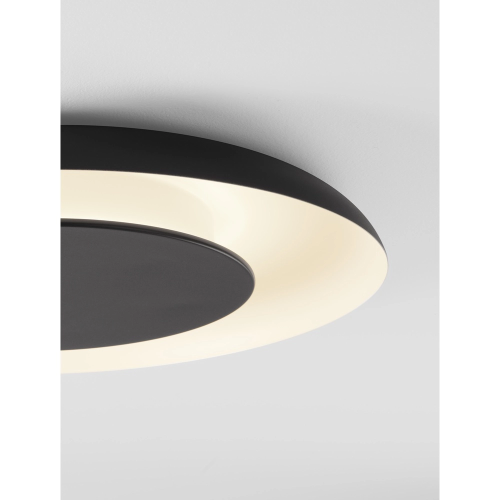 Design ceiling lamp Epos Ø 60cm black with white Lyora 5212017463197