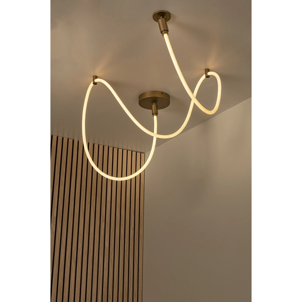 Unique ceiling lamp Janderin 300cm champagne Lucide Vibes 5411212242075