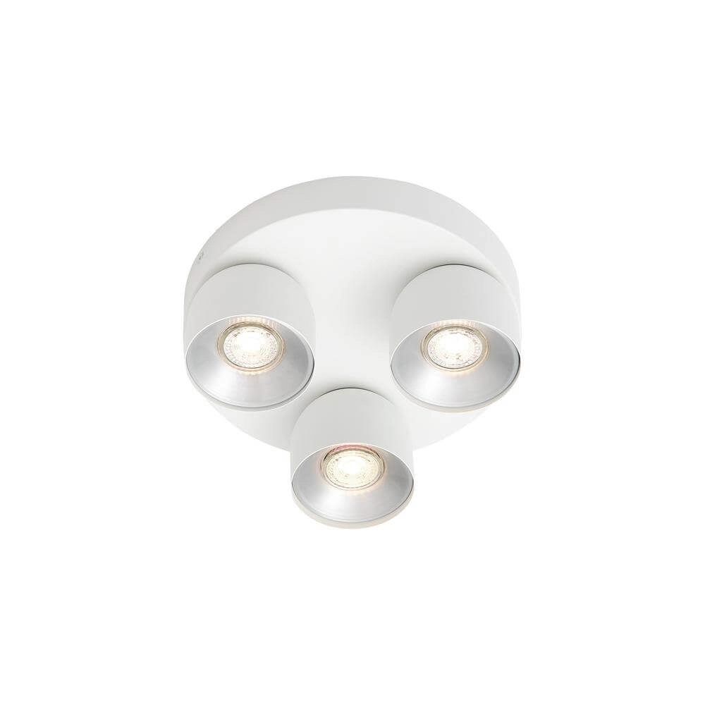White spotlight Pitcher 3-light directional