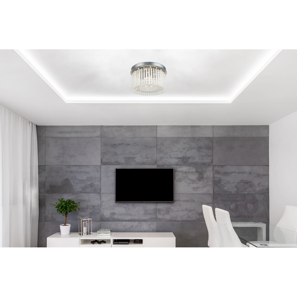 Ceiling lamp Joyce chrome Globo 9007371316489