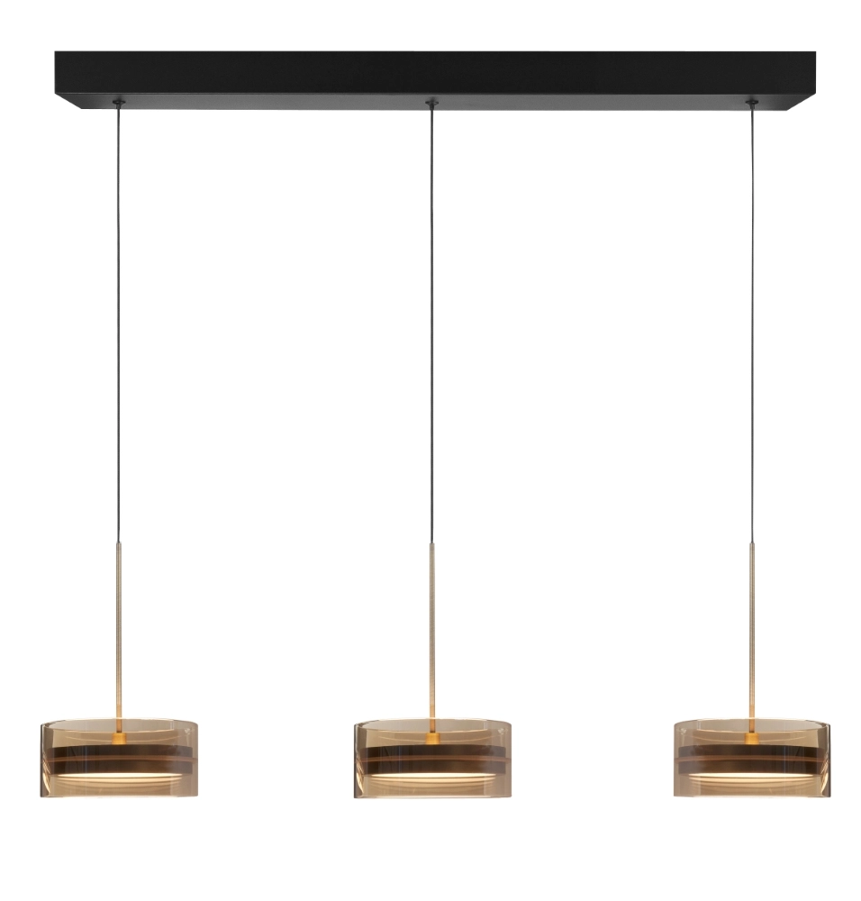 3-light pendant lamp Enzo dimmable