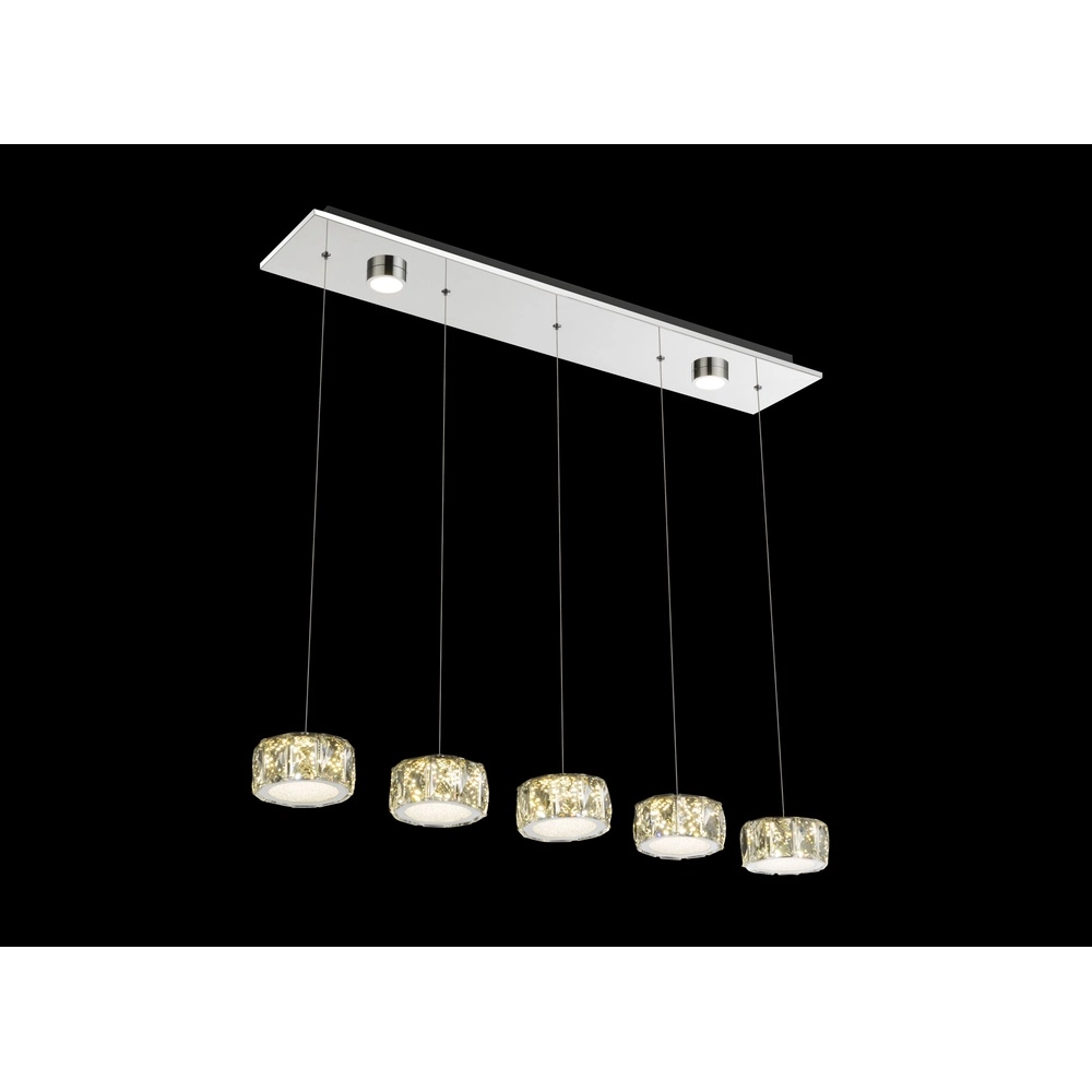 4-light pendant lamp Amur chrome Globo 9007371342068