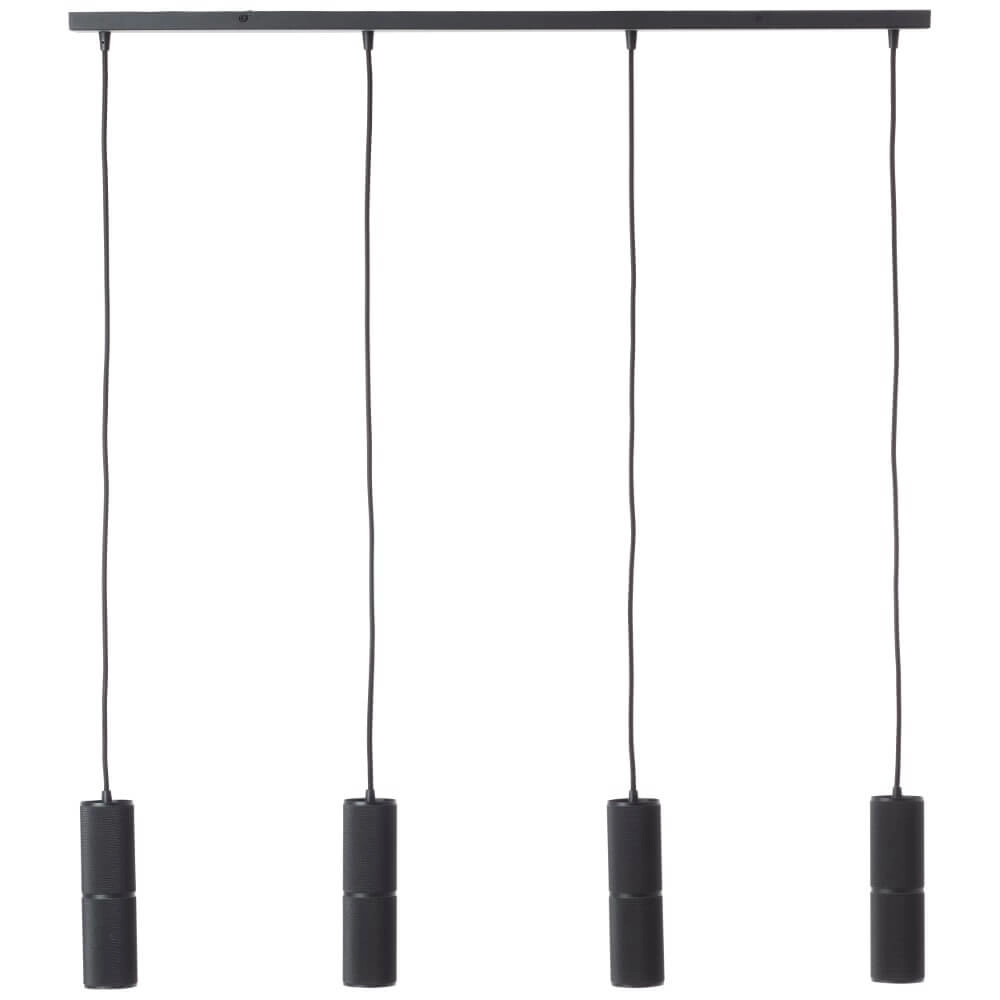 4-light pendant lamp Marty black Brilliant 4004353438271