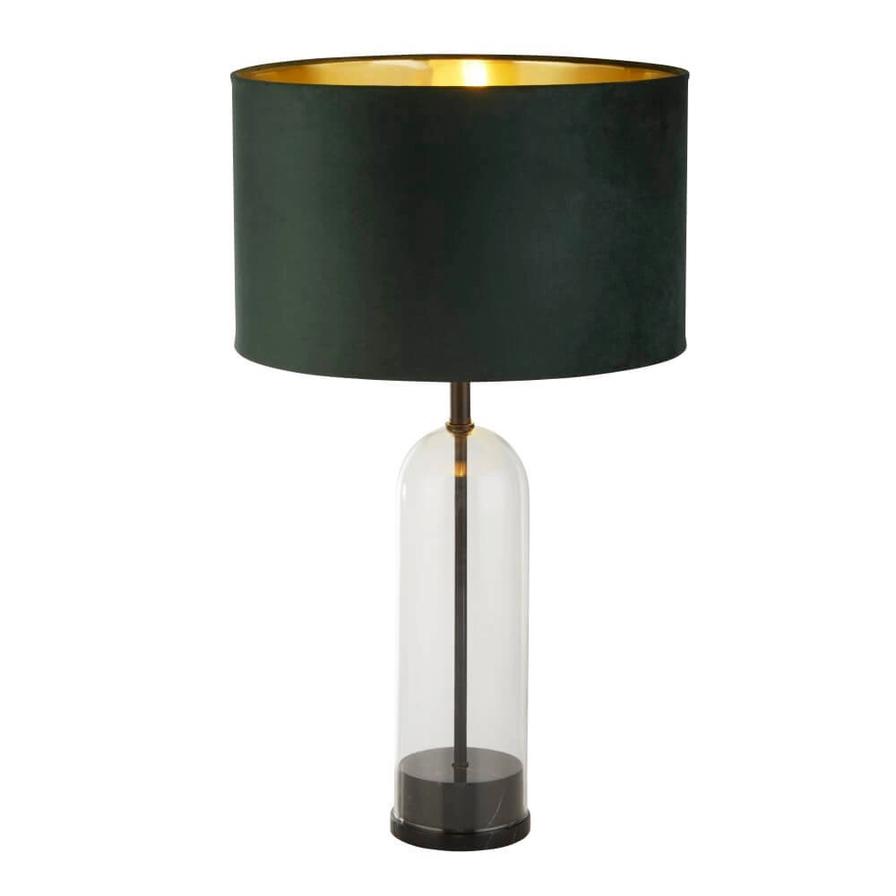 Unique table lamp Oxford with green hood Searchlight 5053423256696