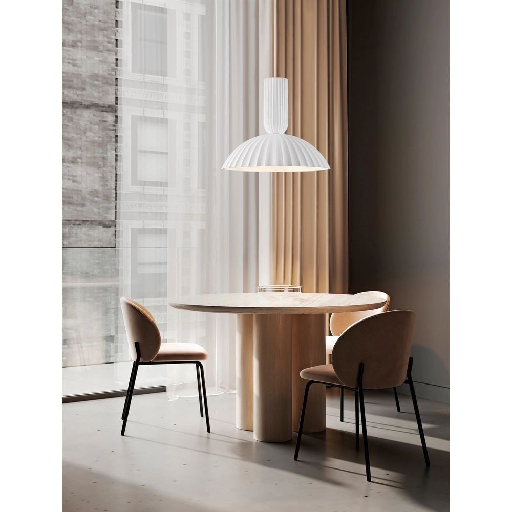 Pendant lamp Ammos white plaster Lyora 5212017469014
