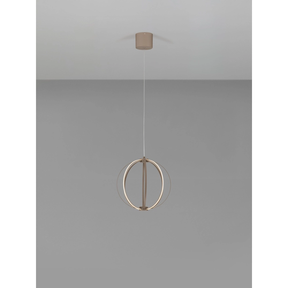 Pendant lamp Brea beige Ø 30cm Lyora 5212017494382