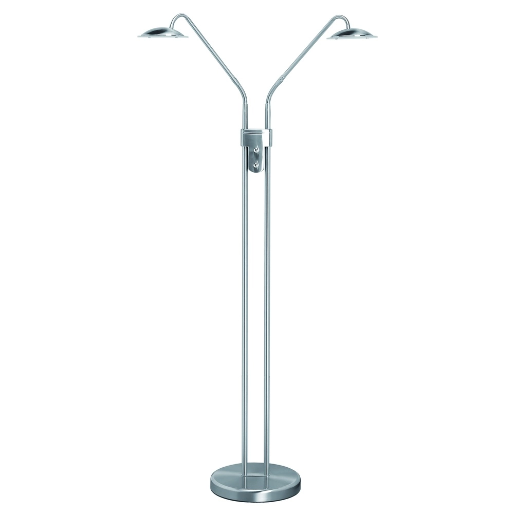 Reading lamp Jupiter nickel Ø 25.5cm double