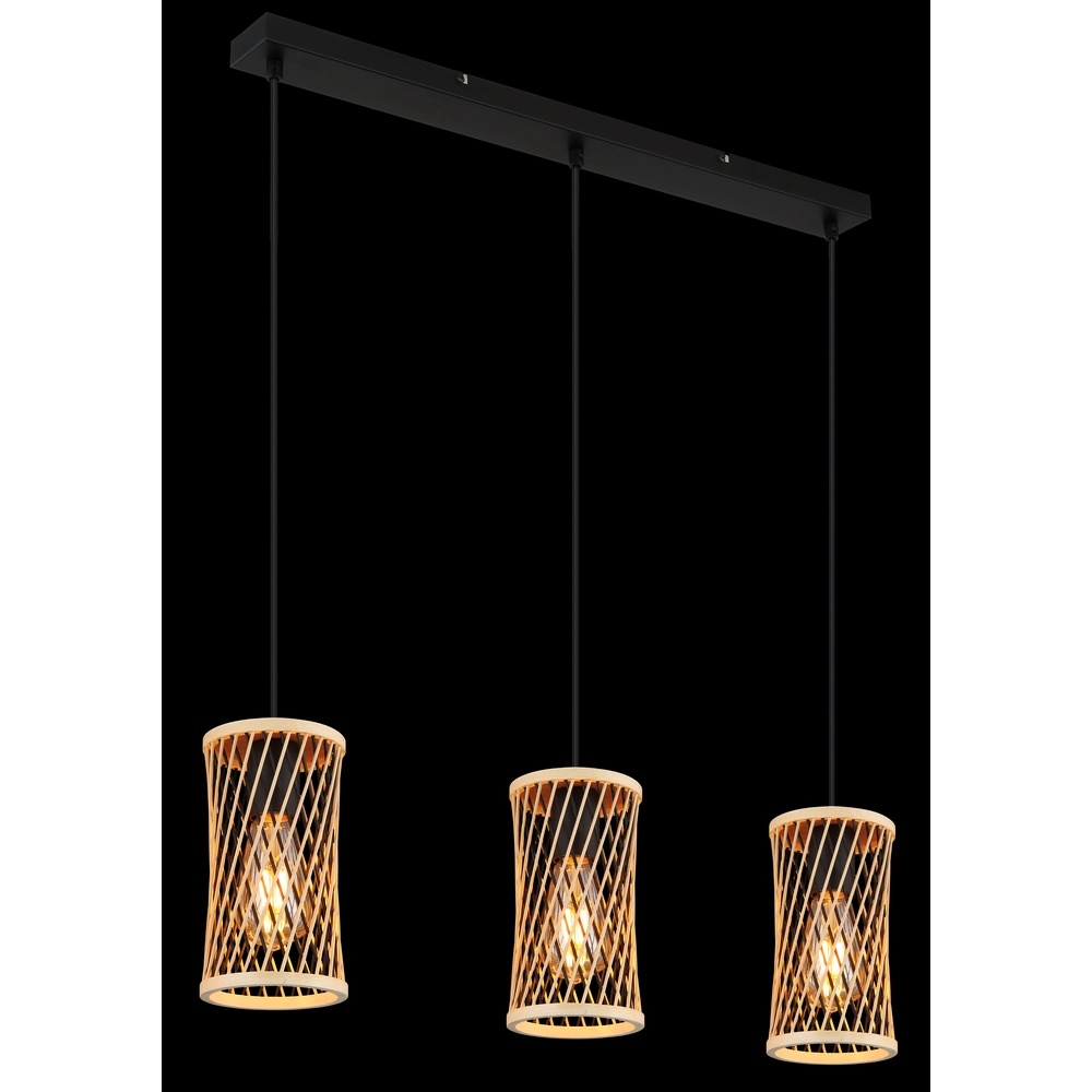 Pendant lamp Mali 3-light Globo 9007371533725