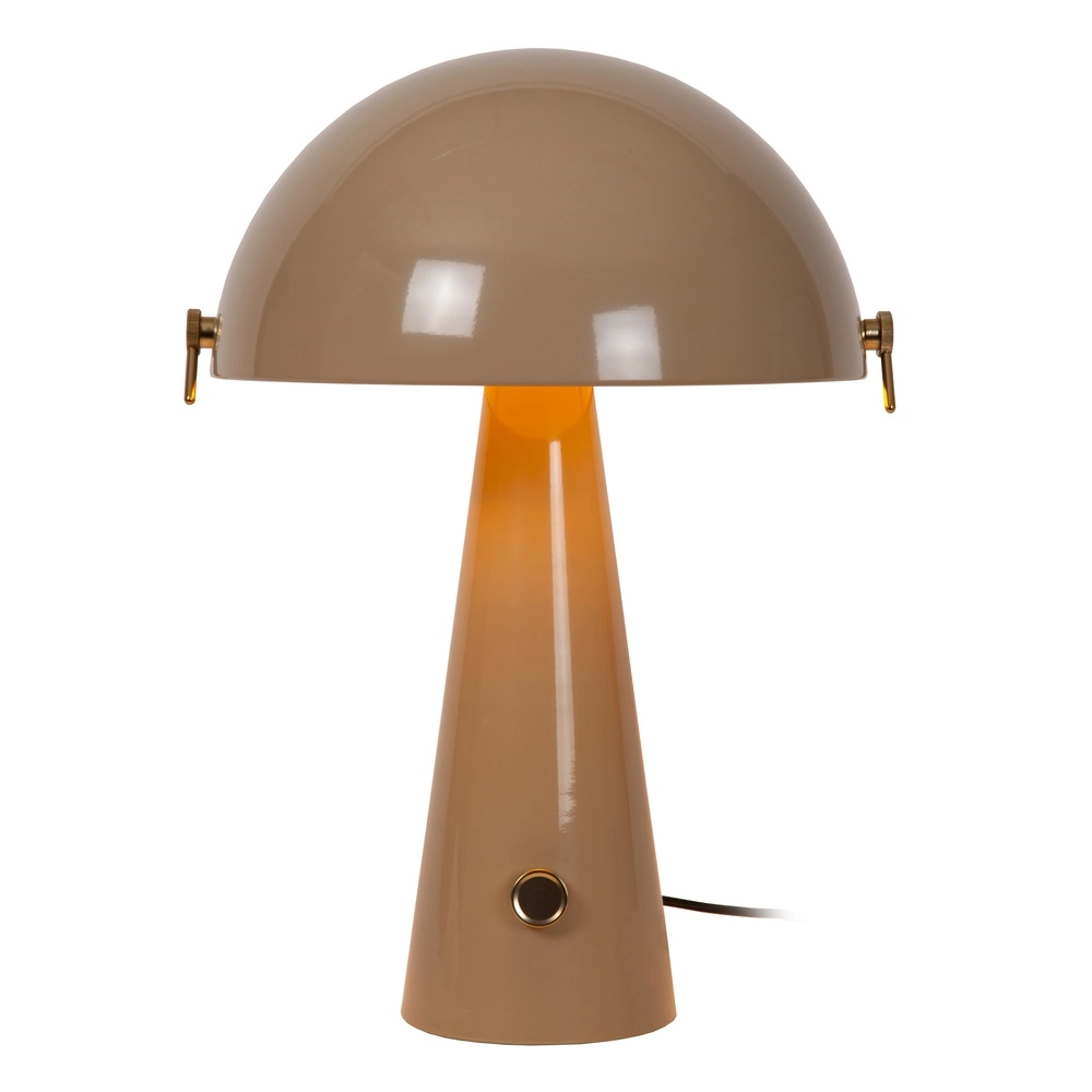Table lamp Barone taupe Ø 38cm Lucide Vibes 5411212650115