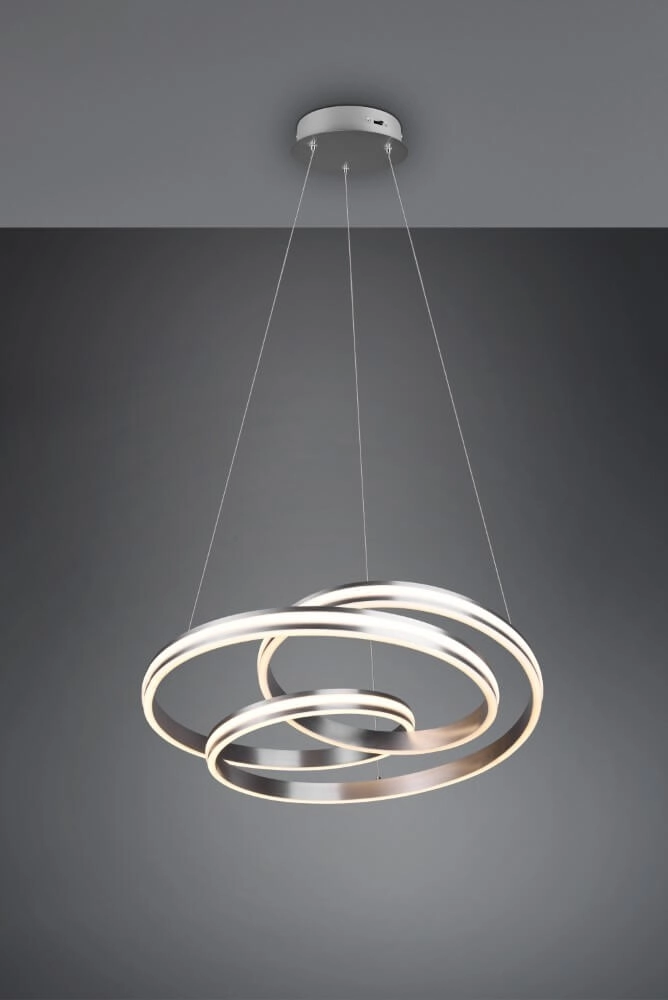 Pendant lamp Nuria 60cm stainless steel Trio 4017807505221