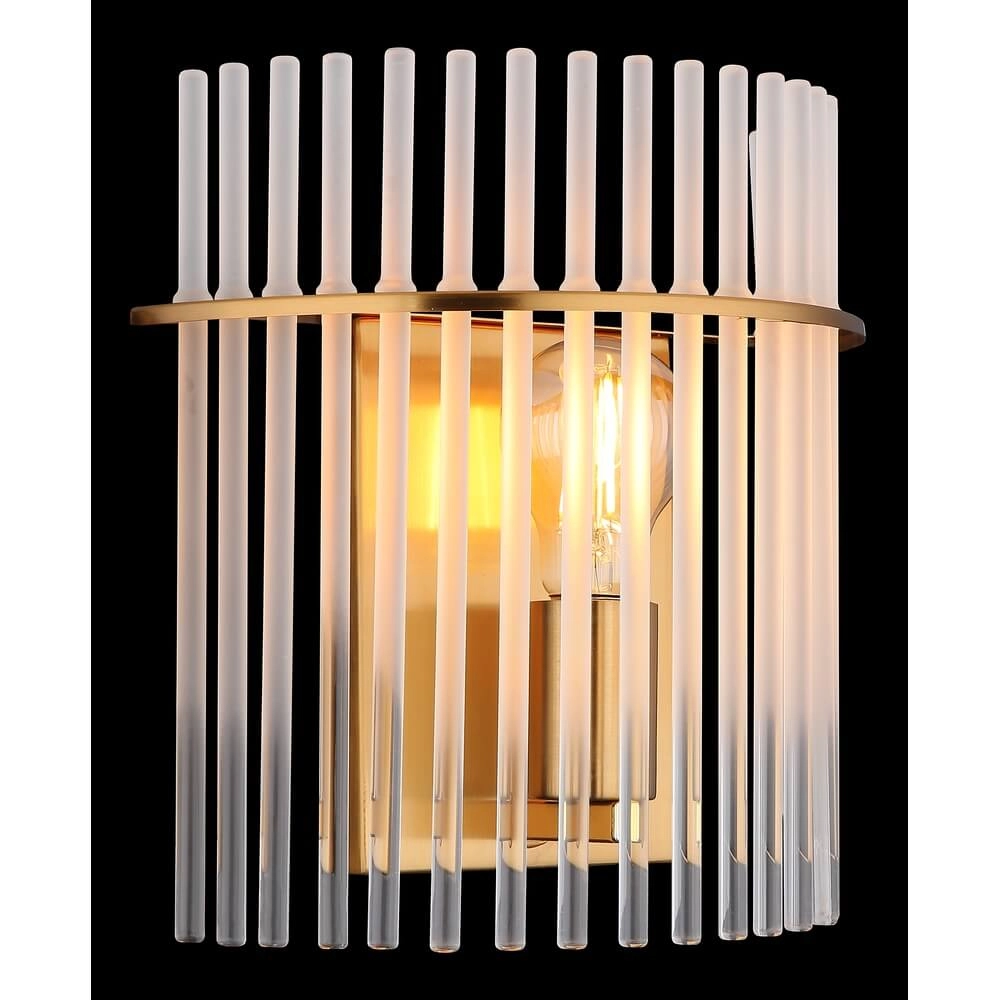 Gold wall lamp Gorley with glass Globo 9007371471768