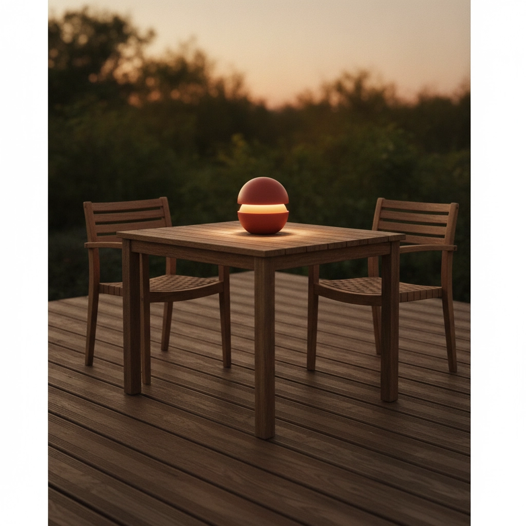 Table lamp Puk rechargeable orange