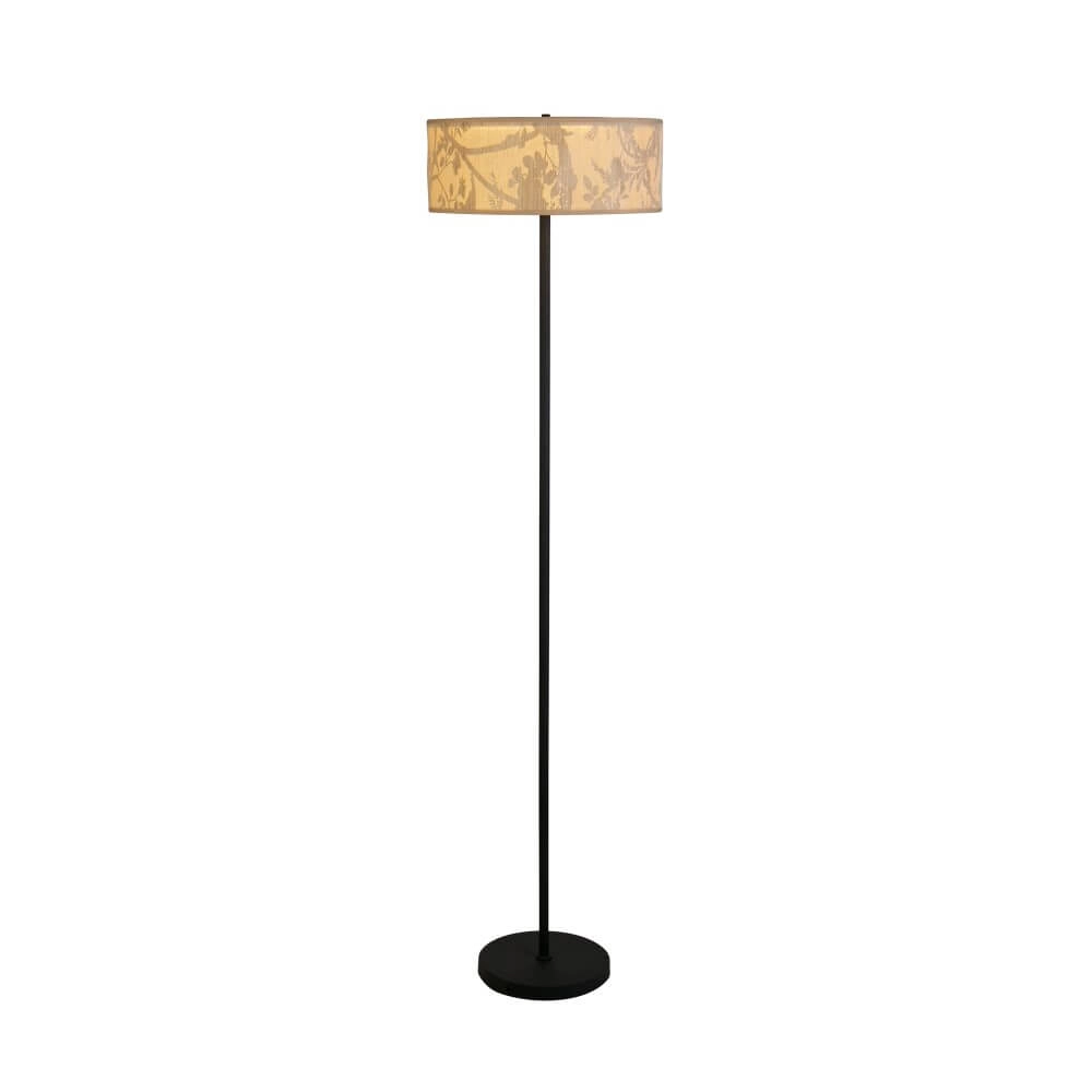 Country floor lamp Isla Ø 40cm