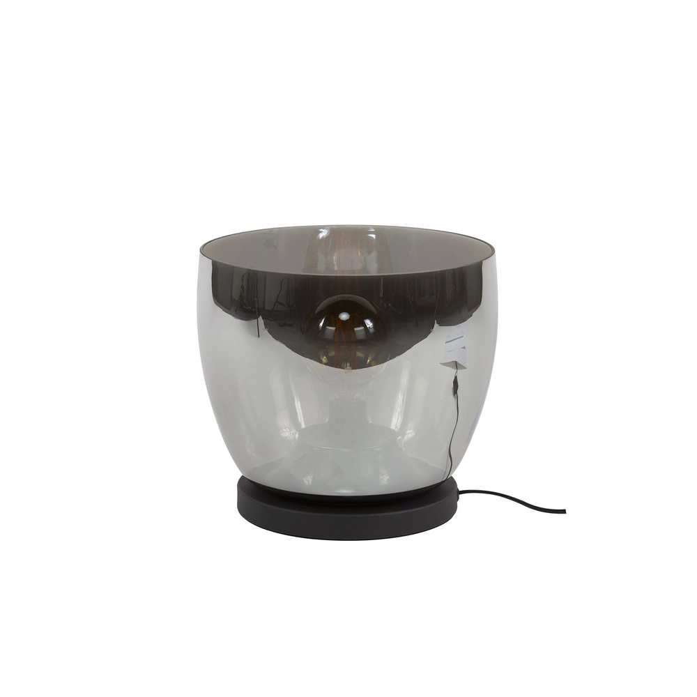 Floor lamp smoke glass UP Ø 29cm - 27cm high Lyora 8716803512597