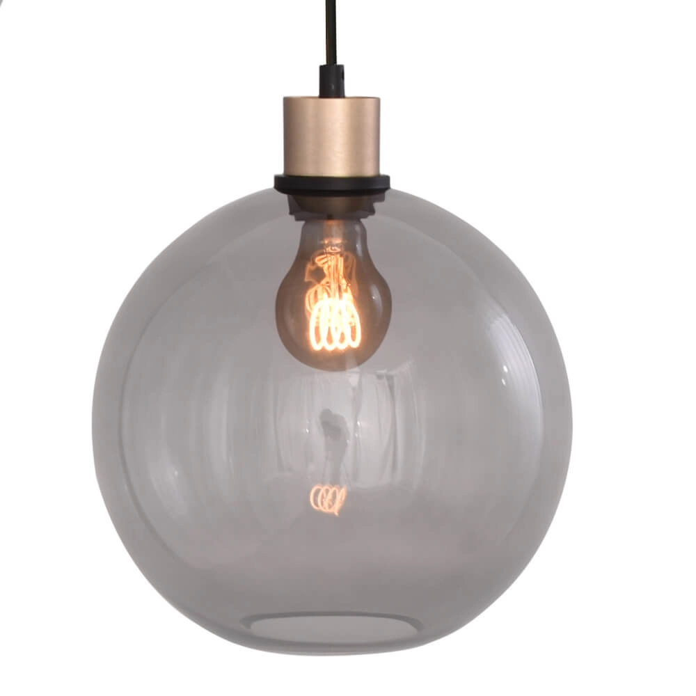Vide hanging lamp Lazise 3-light gold with black Masterlight 8718121303062