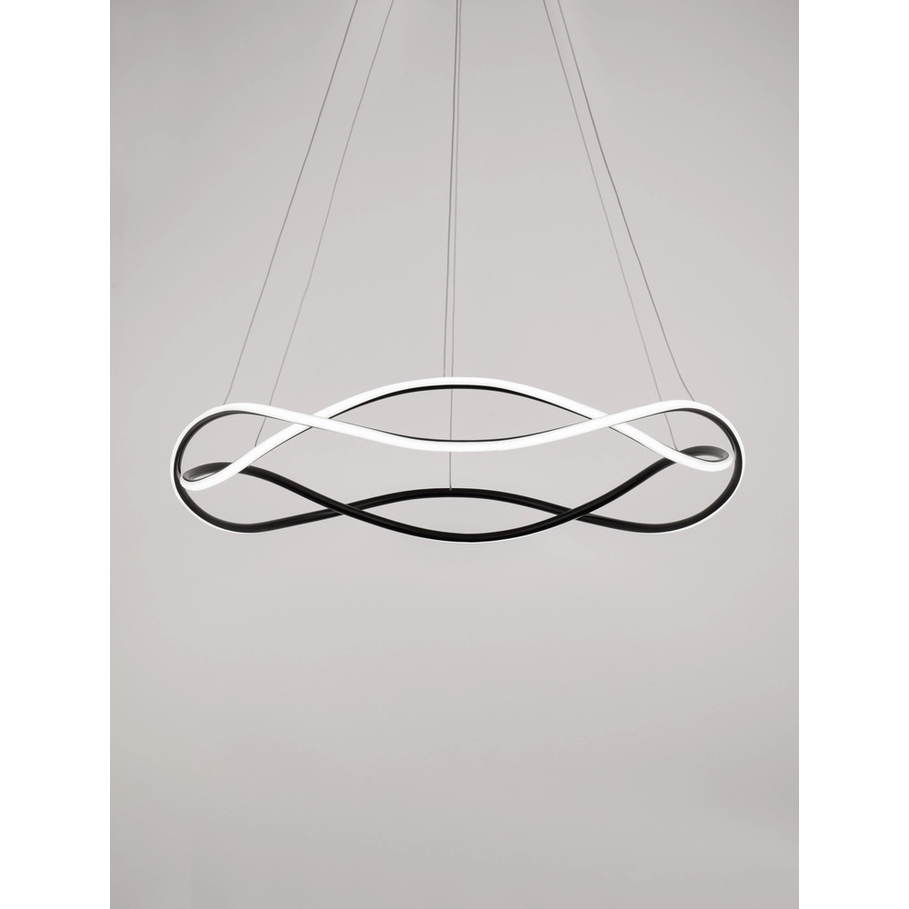 Design pendant lamp Jinal black Ø 80cm