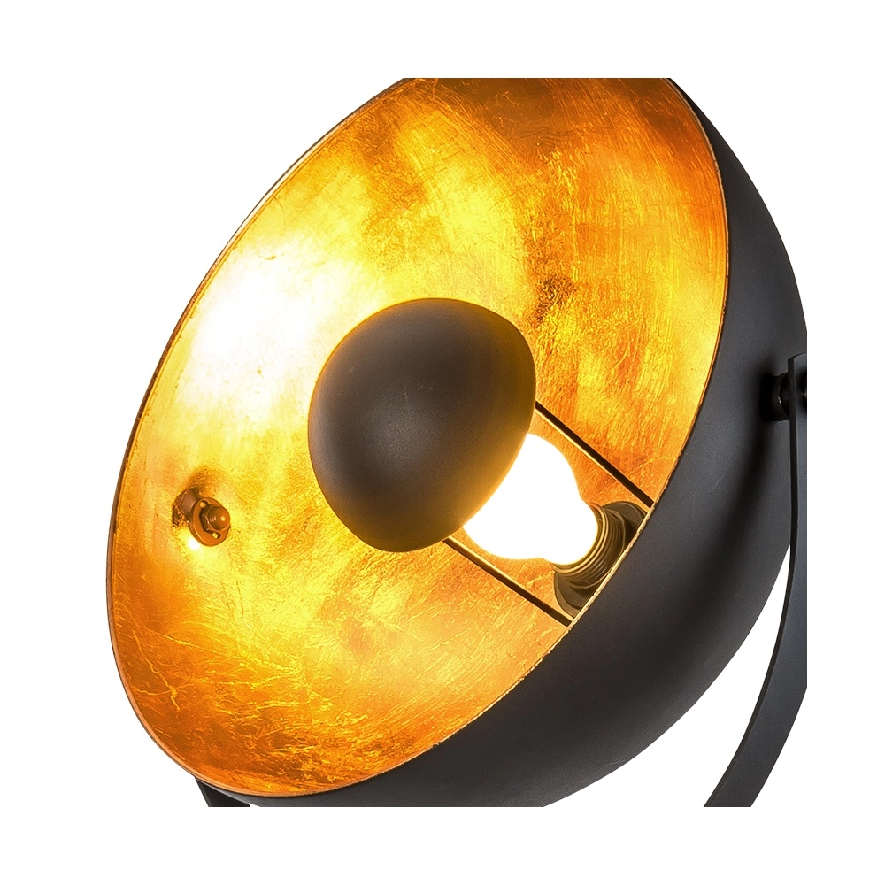 Industrial tripod floor lamp Bowy Black Globo 9007371487554