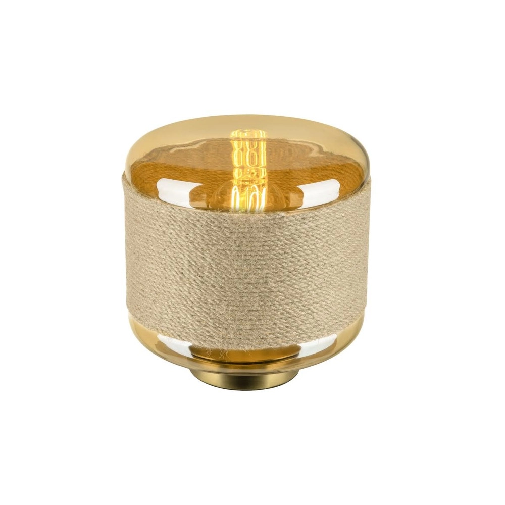 Table lamp Pantilo Rope 19 gold Ø 18.5cm