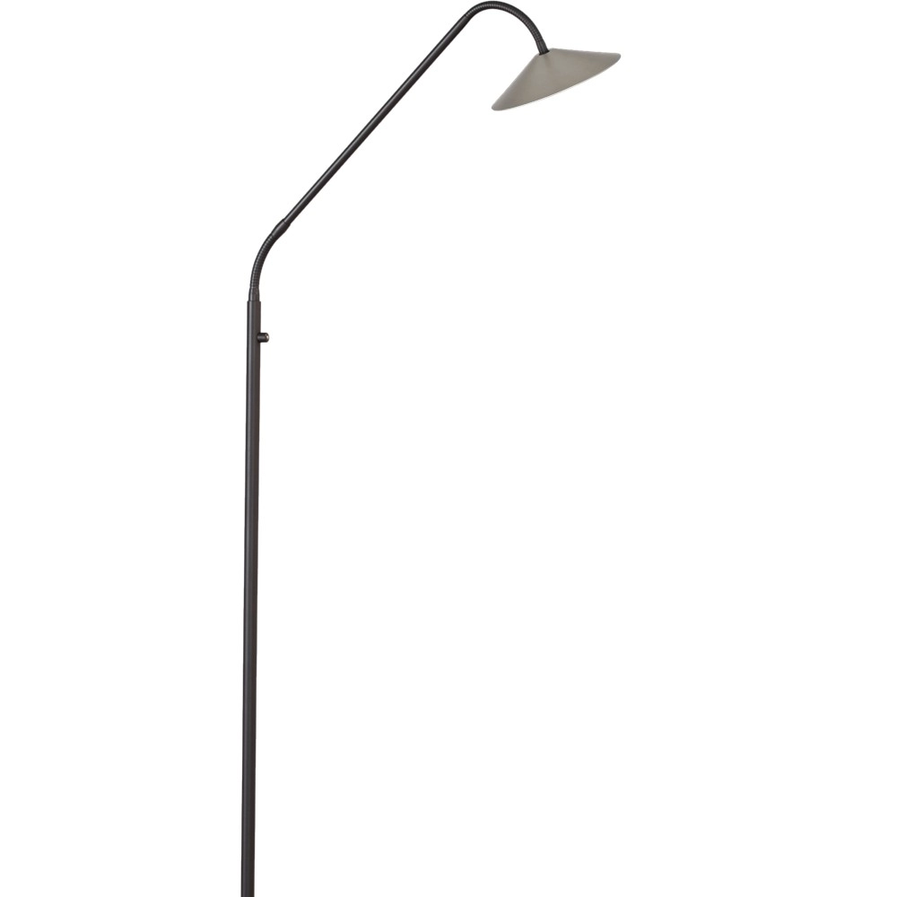 Floor reading lamp Ceppo black with nickel Masterlight 8718121358314