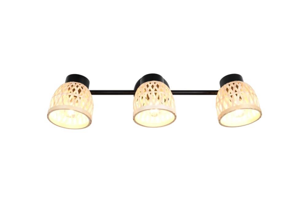 3-light ceiling lamp Laurent with cream caps Trio 4017807637564