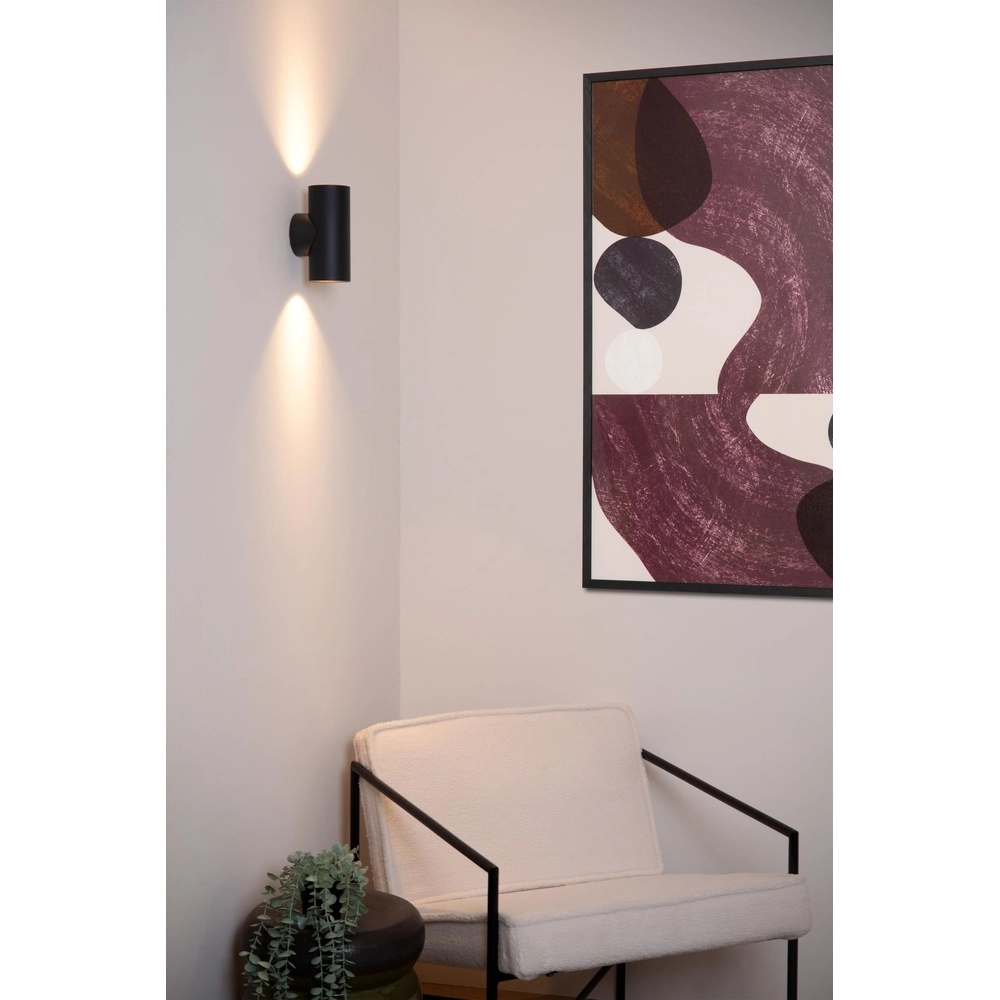 Wall spotlight Bondi Up & Down Black Lucide 5411212093684