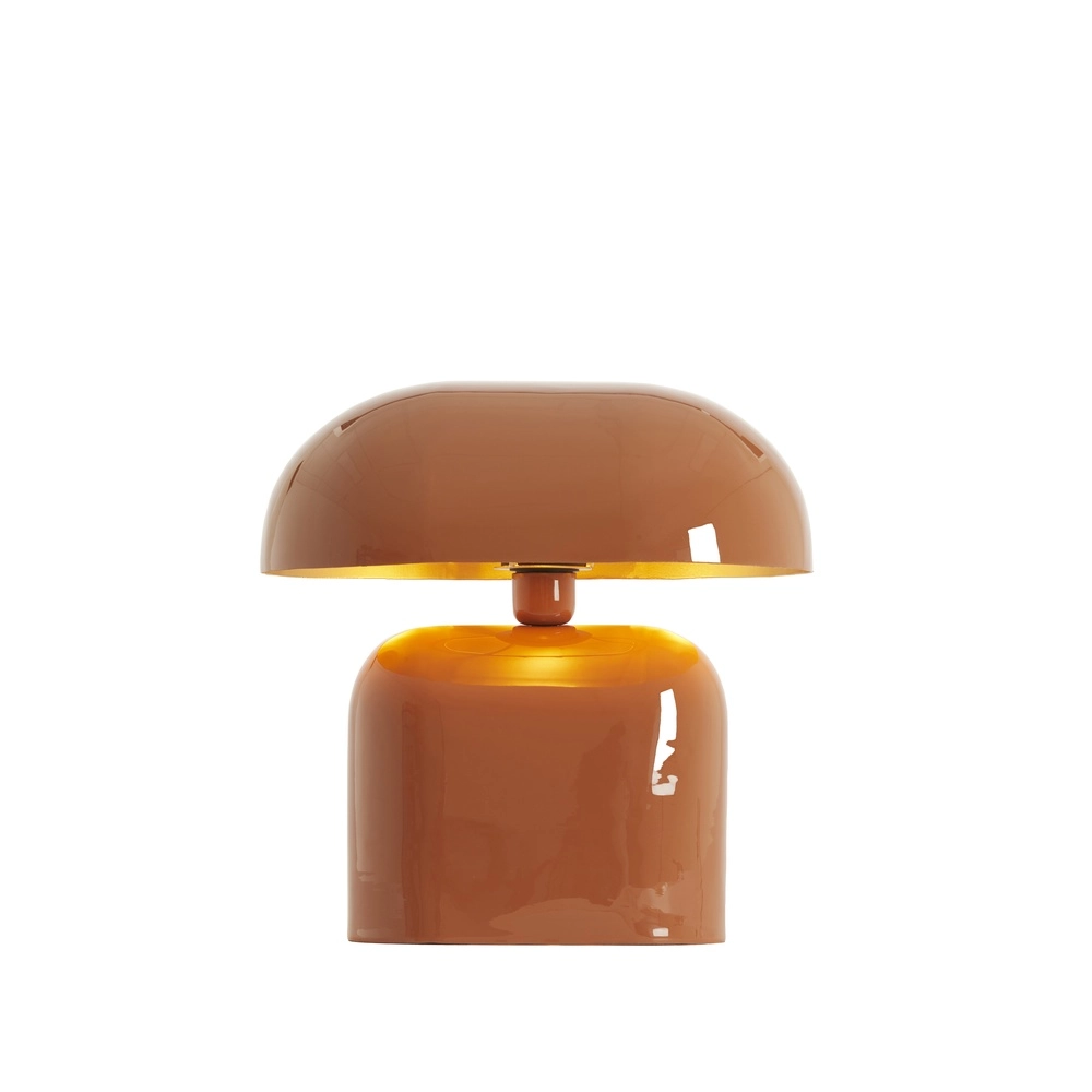 Table lamp Todd oval - gloss dark orange Light & Living 8717807818951