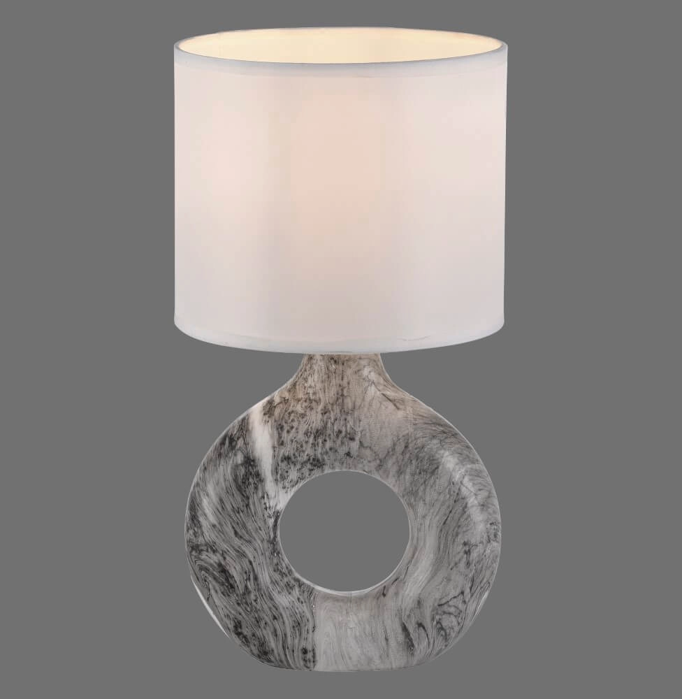 Table lamp Carara grey Just Light 4043689004835