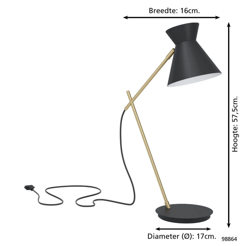 Designer desk lamp Amezaga Eglo 9002759988647