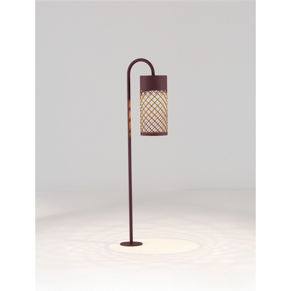 Garden lamp Motley 70cm rust brown