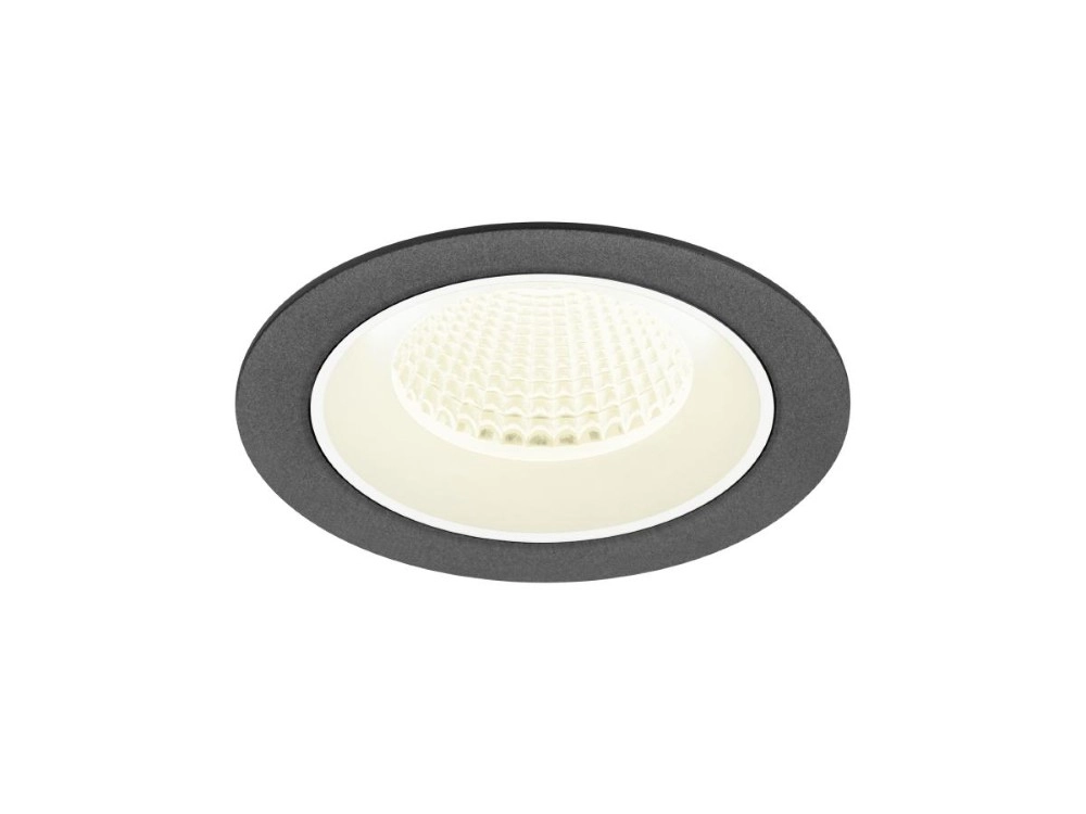 Recessed spotlight Numinos M black/white 4000K - 40deg SLV 4024163311199