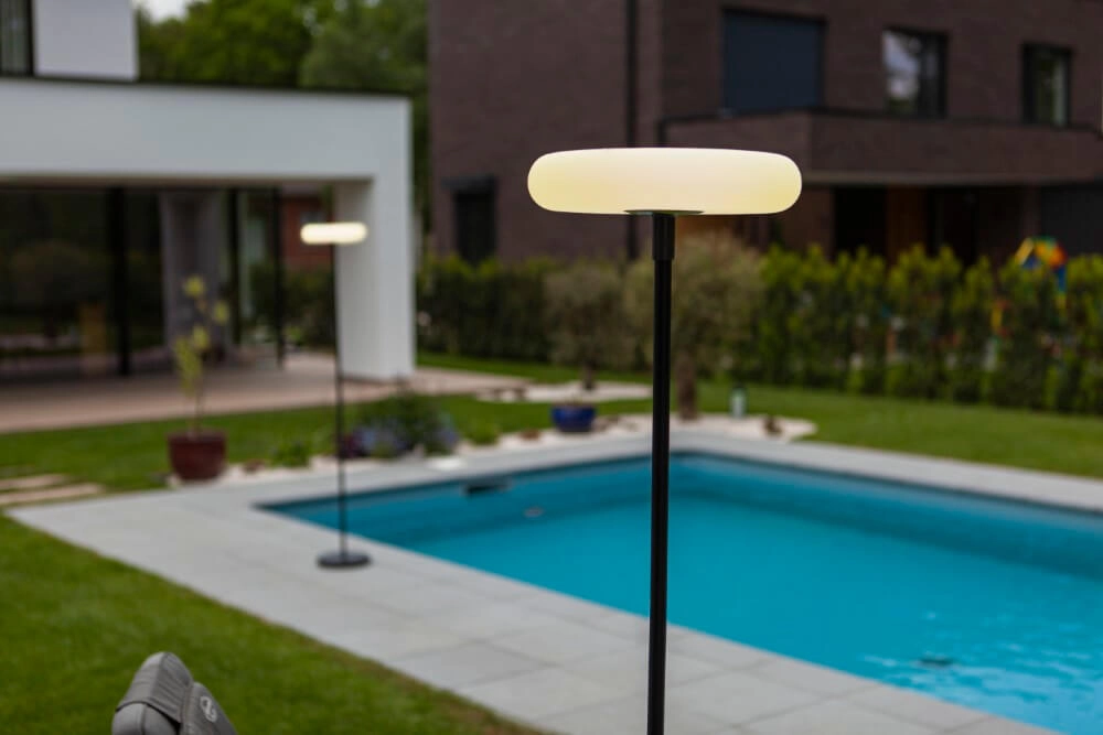 Solar lamp Pops standing black Lutec 6939412089157