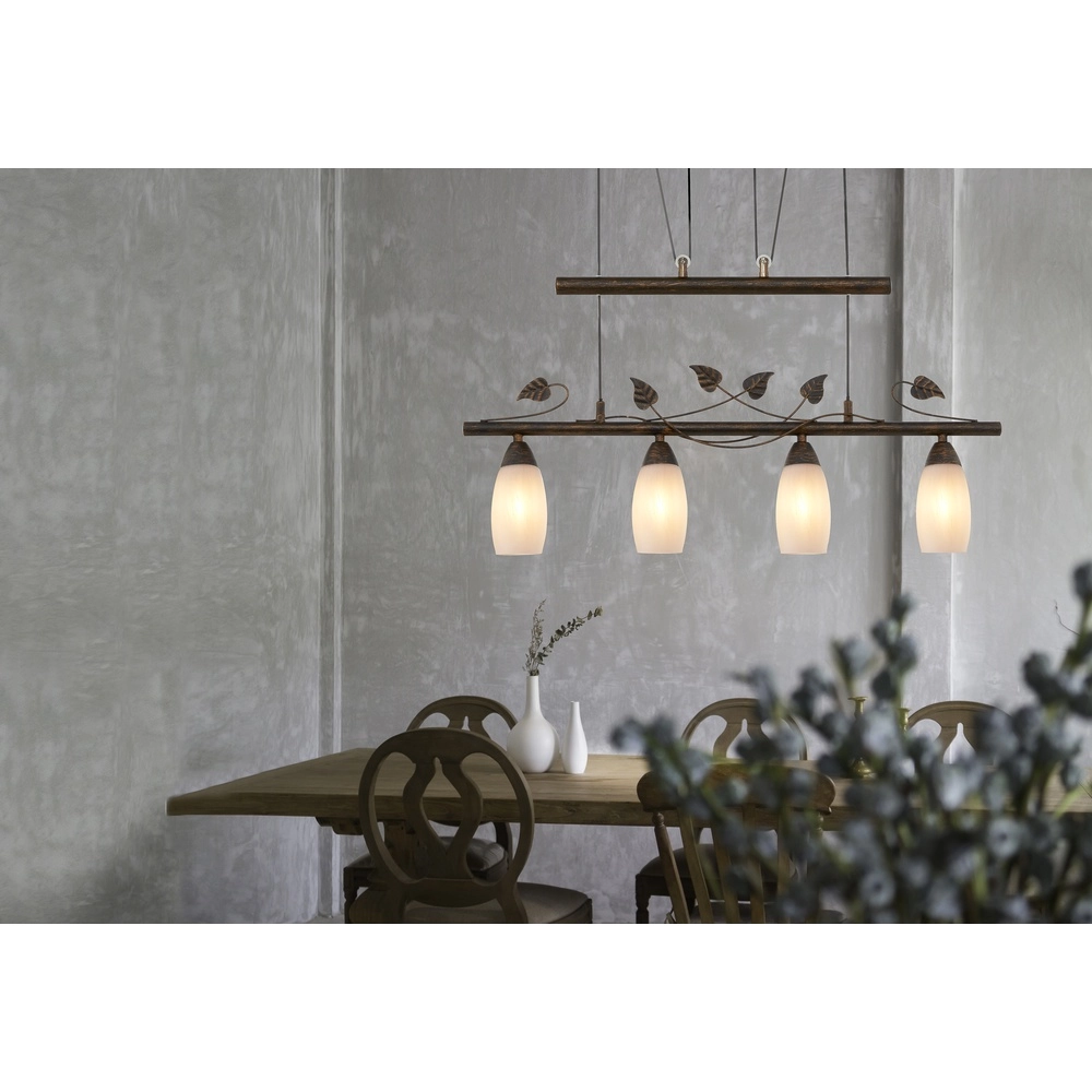 Classic pendant lamp Venezia Brown Globo 9007371475629