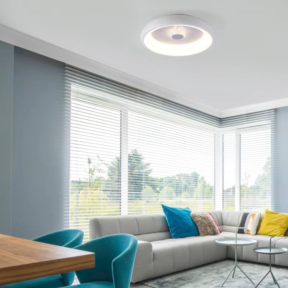 Round ceiling lamp Vertigo white Ø 46,5cm Just Light 4043689994709