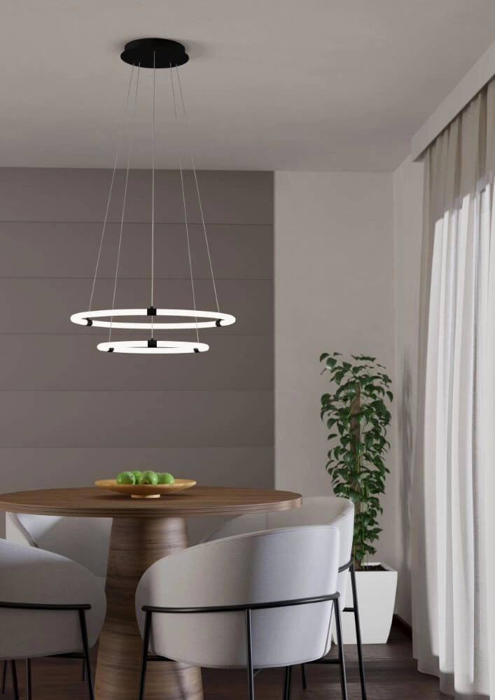 Design hanging lamp Banderillas white with black Stars of Light 9002759398392