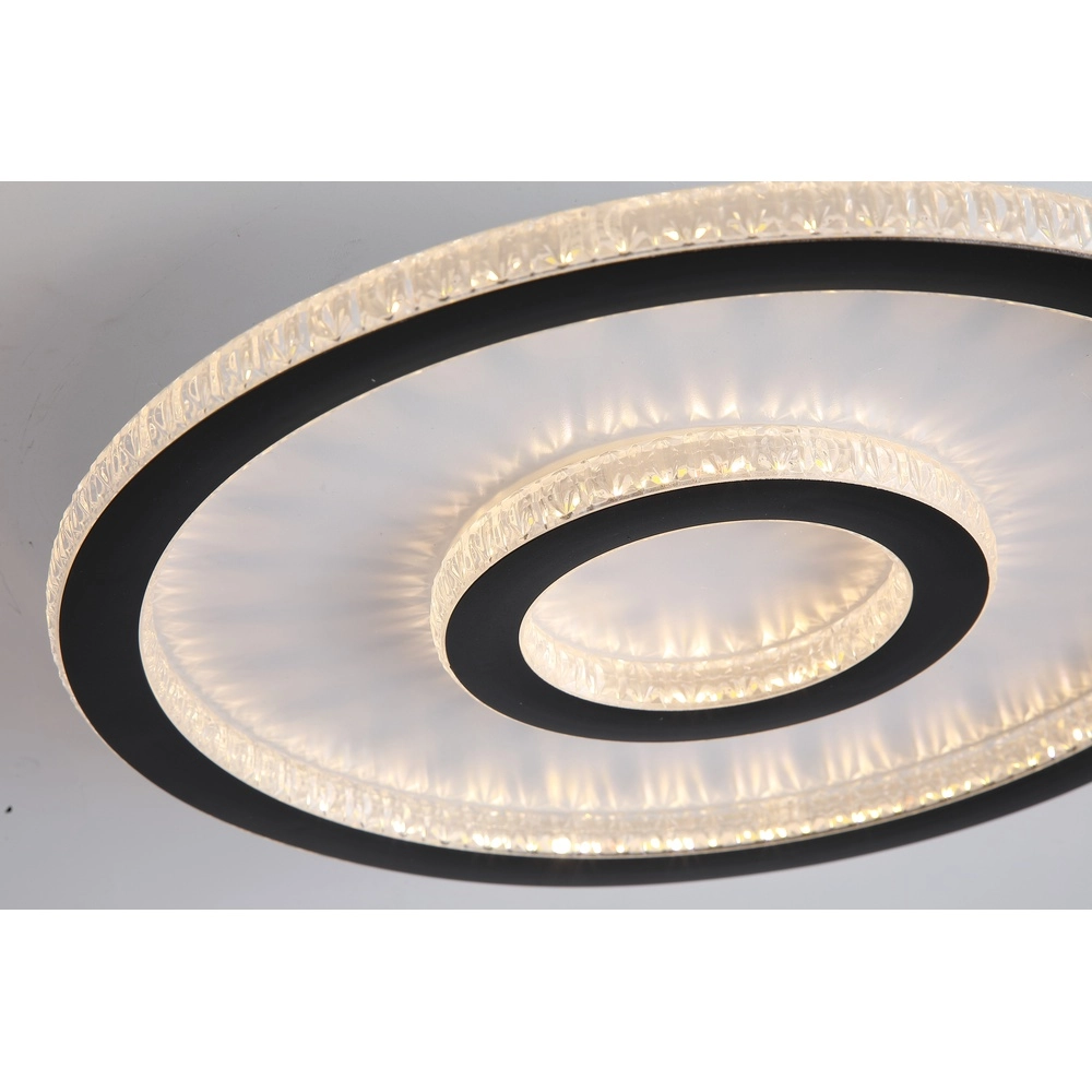 Ceiling light Roundel black Searchlight 5053423299556