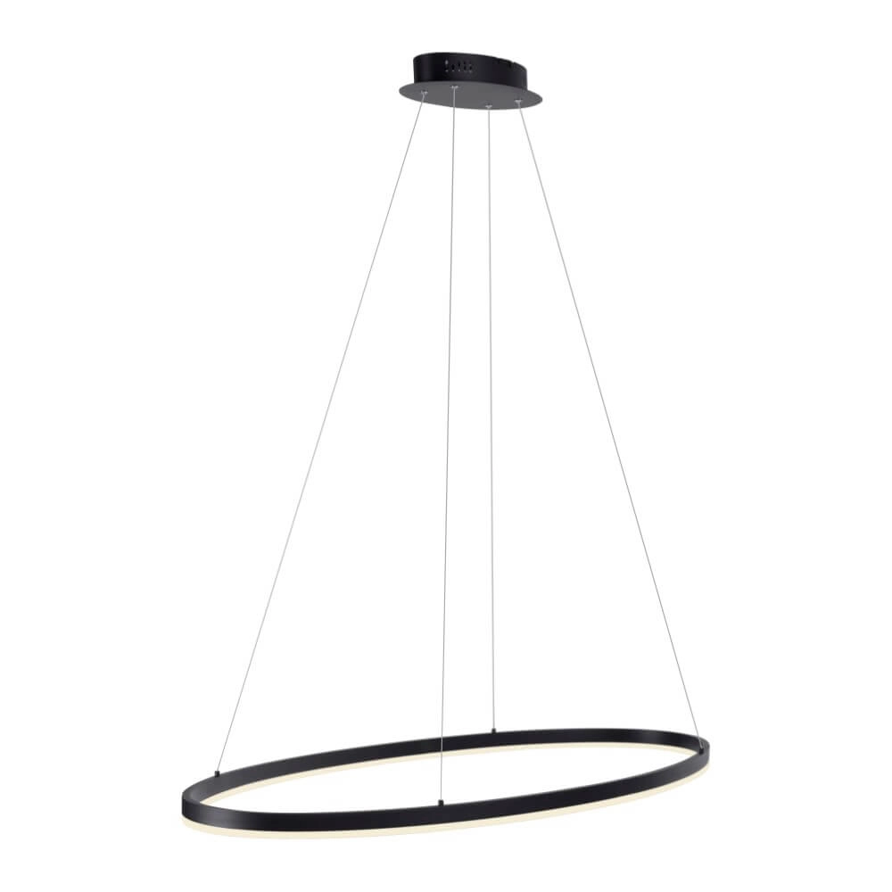 Anthracite pendant lamp Titus Ø 118cm
