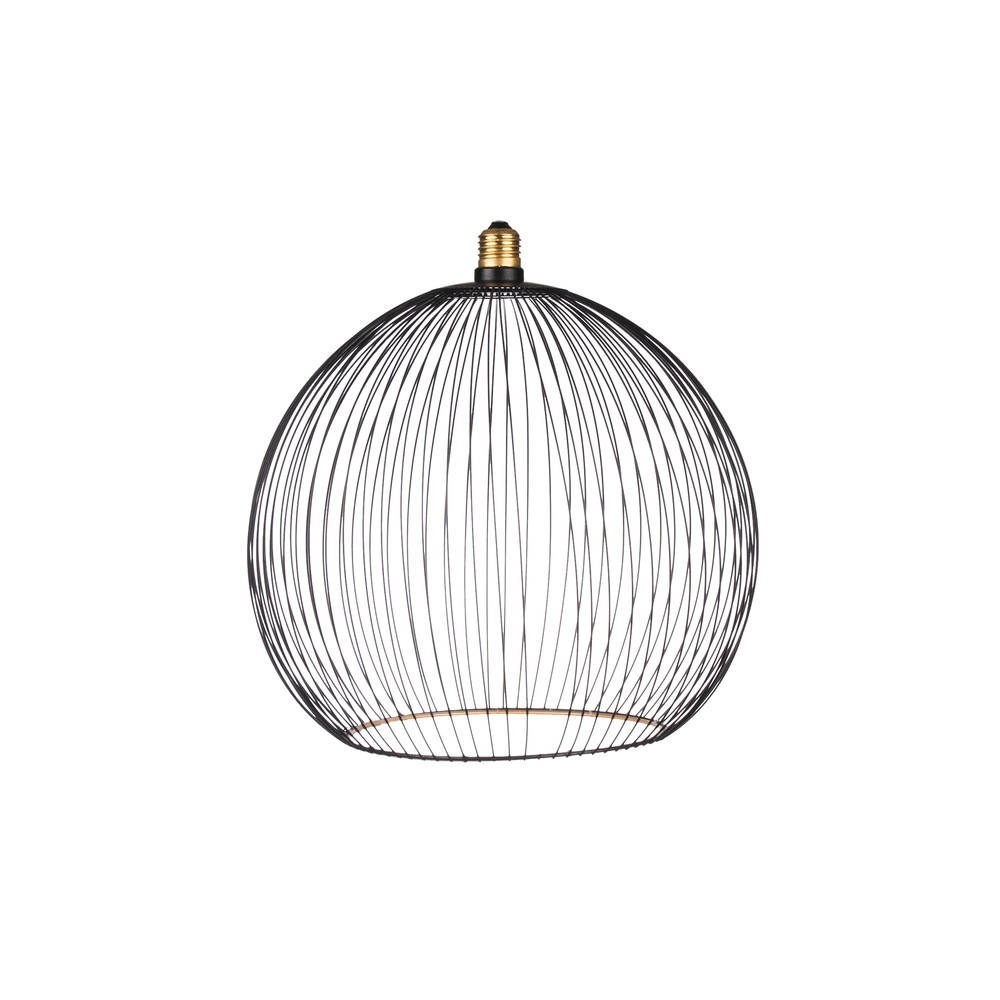 Unique light source bulb Floating Filo black - 6W - E27 - 450lm - 2200K - Ø 30cm