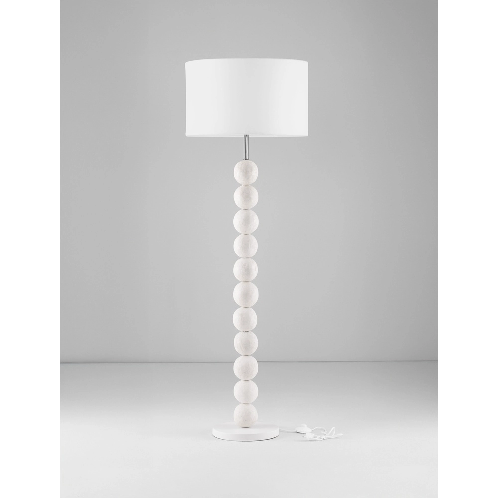 White floor lamp Chamois design Lyora 5212017468215