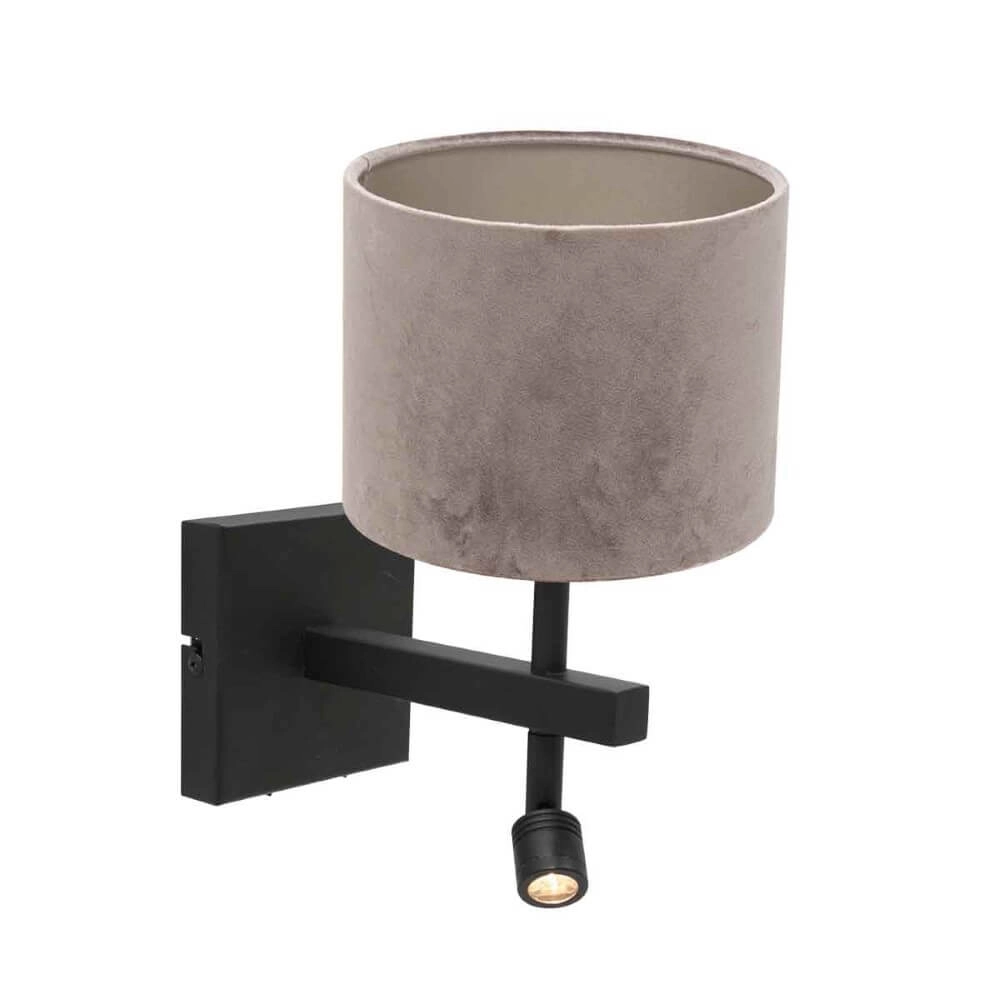 Velvet bedside table lamp Stanger