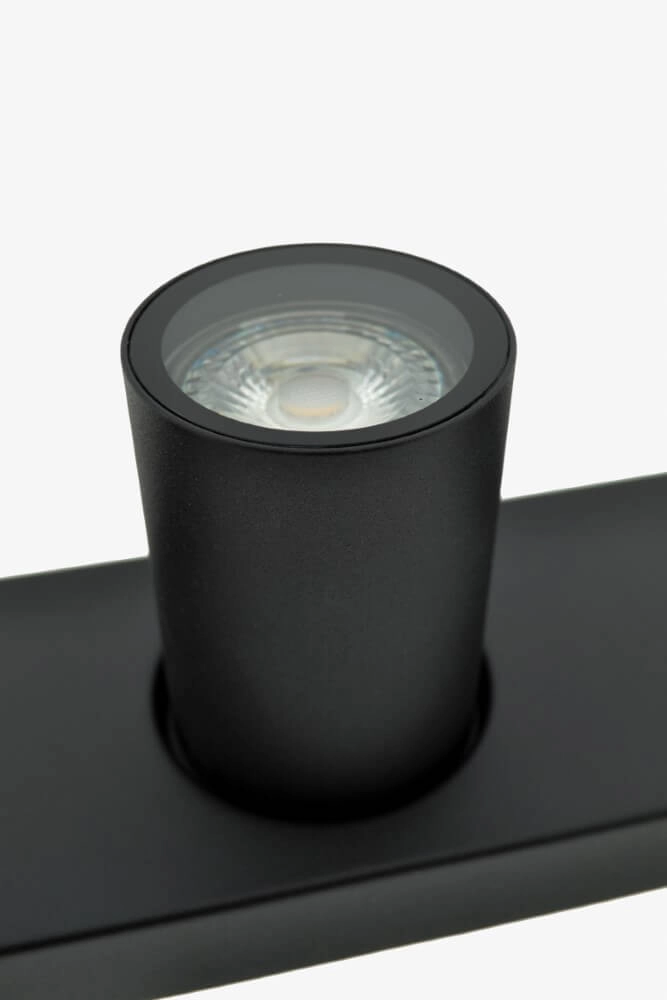 Bathroom surface-mounted spotlight Seller - IP44 black Lyora 5053423187747