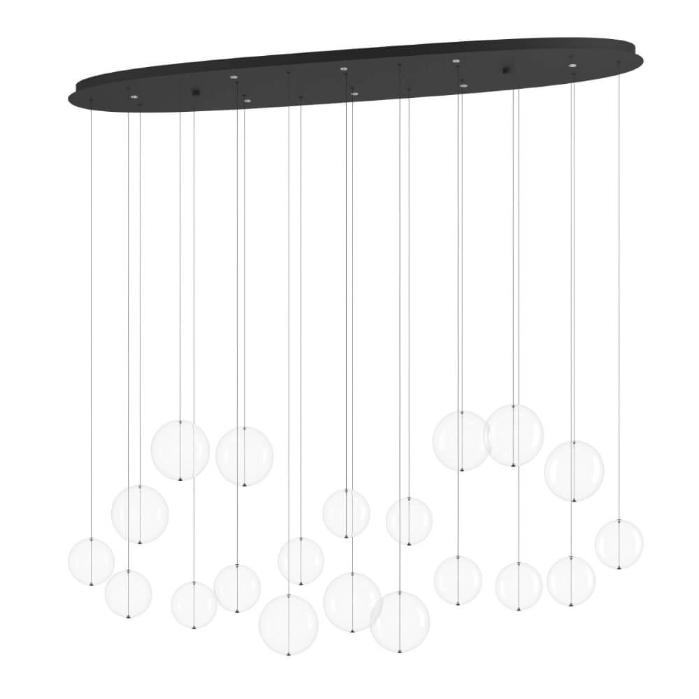 Hanging lamp Espardello black