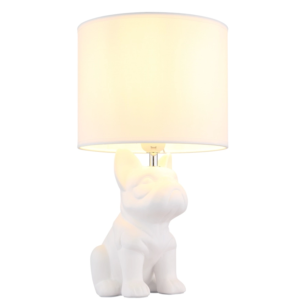 Table lamp Dogo dog white with cap Globo 9007371569687