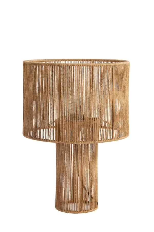 Rattan table lamp Lavatera Ø 30cm Light & Living 8717807676193